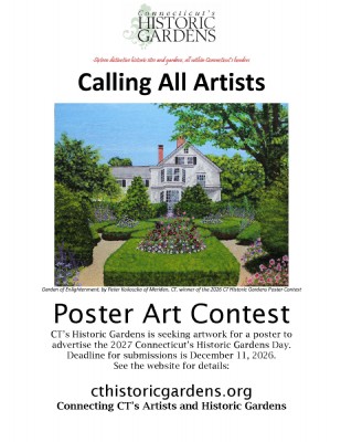 Connecticut's Historic Gardens Poster Contest - DEADLINE